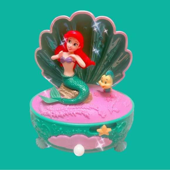 Disney Musical Little Mermaid Jewelry Organizer - Pink and Green - Picture 1 of 9